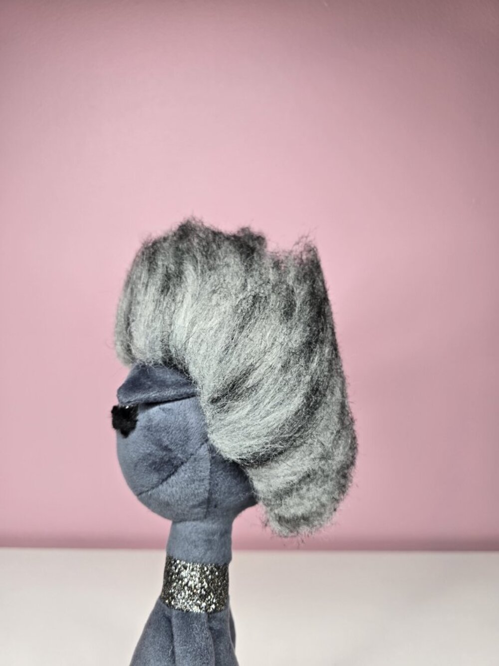 Jellycat Swellegant Kitty Cat Elegant Fancy Fluffy Glitter Plush 14"-Matted Hair - Picture 7 of 16